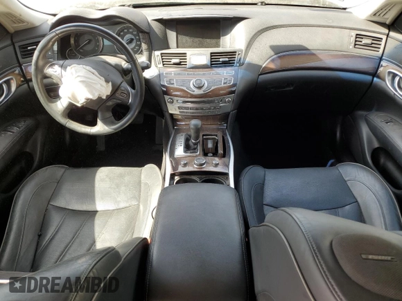 2012 Infiniti M Hybrid with VIN JN1EY1APXCM910481, listed as a Copart auction lot 52943285 with Not Provided miles and Salvage Title. Bid and sale history available at DreamBid. Image 8.