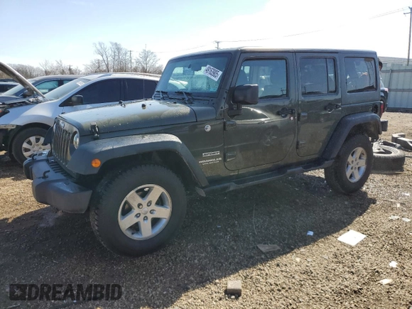 2016 Jeep Wrangler Unlimited Sport with VIN 1C4BJWDG4GL101387, listed as a Copart auction lot 49163905 with 96,956 mi miles and Salvage Title. Bid and sale history available at DreamBid. Image 1.