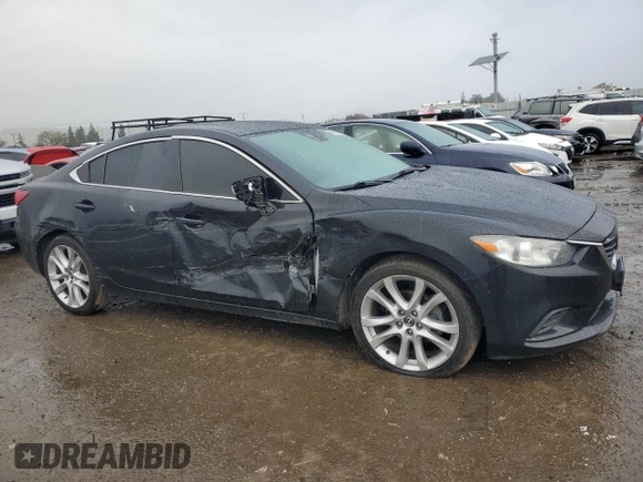 2014 Mazda Mazda6 i Touring with VIN JM1GJ1T64E1122945, listed as a Copart auction lot 49297615 with 185,243 mi miles and Salvage Title. Bid and sale history available at carsss.com. Image 4.