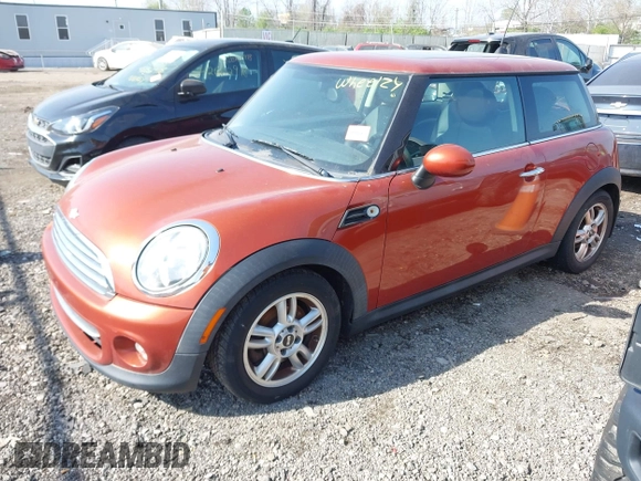 2012 MINI Hardtop with VIN WMWSU3C51CT369410, listed as a IAAI auction lot 42072377 with 155,008 mi miles and . Bid and sale history available at DreamBid. Image 2.