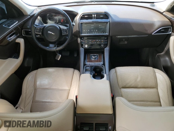 2017 Jaguar F-Pace 20d Prestige with VIN SADCK2BN9HA096247, listed as a Copart auction lot 55271235 with 138,386 mi miles and Clean Title. Bid and sale history available at DreamBid. Image 8.