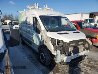 2019 Ford Transit with VIN 1FTYR2CM5KKA30072, listed as a Copart auction lot 45004785 with 62,315 mi miles and Salvage Title. Bid and sale history available at carsss.com. Image 4.