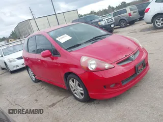 2007 Honda Fit Sport with VIN JHMGD37667S060148, listed as a IAAI auction lot 41220713 with 206,294 mi miles. Bid and sale history available at carsss.com. Image 1.