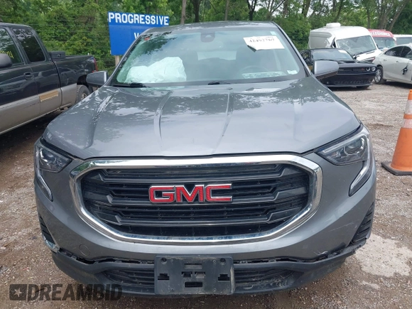 2021 GMC Terrain SLE with VIN 3GKALMEV7ML383987, listed as a IAAI auction lot 42492767 with 53,483 mi miles and . Bid and sale history available at DreamBid. Image 12.