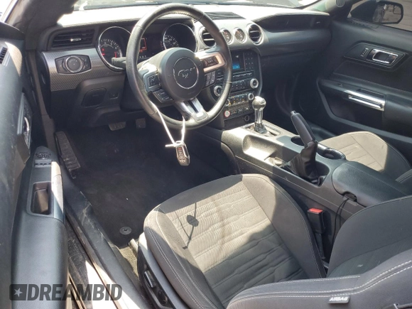 2015 Ford Mustang EcoBoost with VIN 1FA6P8TH1F5401967, listed as a Copart auction lot 59552635 with 79,886 mi miles and Salvage title. Bid and sale history available at DreamBid. Image 8.