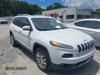 2016 Jeep Cherokee Limited z VIN 1C4PJMDB6GW142956, wystawiony jako IAAI lot #42779783 z przebiegiem 136 836 mil mil oraz . Historia ofert i sprzedaży dostępna na DreamBid. Obrazek 1.