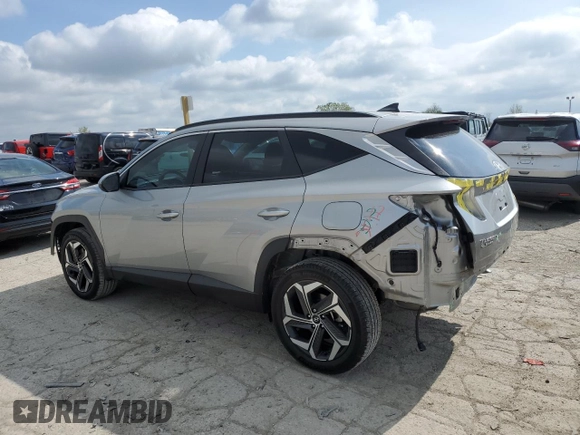 2023 Hyundai Tucson SEL with VIN 5NMJFCAE5PH287912, listed as a Copart auction lot 55416985 with 25,418 mi miles and Salvage title. Bid and sale history available at DreamBid. Image 2.