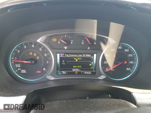 2019 Chevrolet Traverse LT Cloth with VIN 1GNEVGKW5KJ315852, listed as a Copart auction lot 52023575 with 58,725 mi miles and Salvage Title. Bid and sale history available at carsss.com. Image 9.