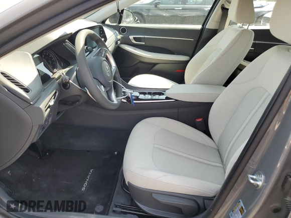 2022 Hyundai Sonata Hybrid Blue with VIN KMHL24JJ5NA048421, listed as a Copart auction lot 81915304 with 23,813 mi miles and Clean Title. Bid and sale history available at carsss.com. Image 7.
