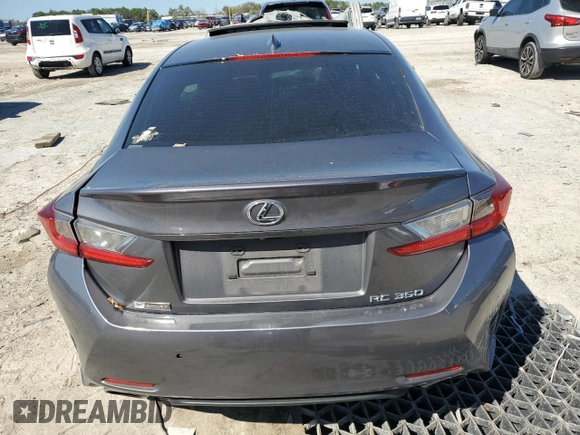 2016 Lexus RC 350 F Sport z VIN JTHHE5BC0G5012427, wystawiony jako Copart lot #48479805 z przebiegiem Nie podano mil oraz Szkody całkowita. Historia ofert i sprzedaży dostępna na DreamBid. Obrazek 6.