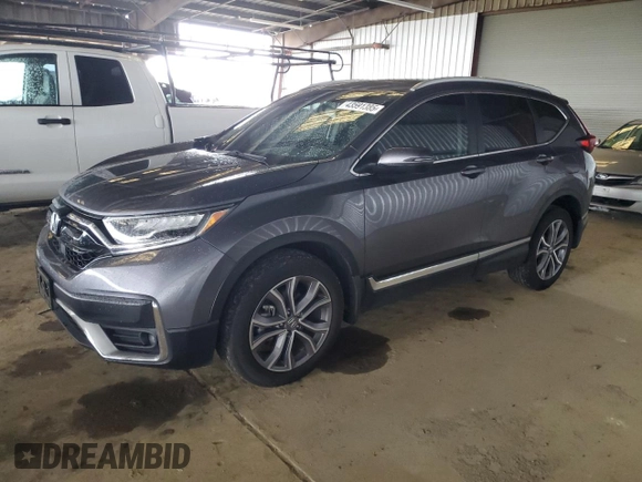2022 Honda CR-V Touring with VIN 5J6RW2H98NL000896, listed as a Copart auction lot 43591385 with 59,676 mi miles and Salvage Title. Bid and sale history available at carsss.com. Image 1.