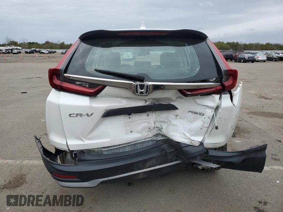 2020 Honda CR-V LX with VIN 2HKRW2H2XLH612334, listed as a Copart auction lot 52811735 with 52,998 mi miles and Salvage Title. Bid and sale history available at carsss.com. Image 6.