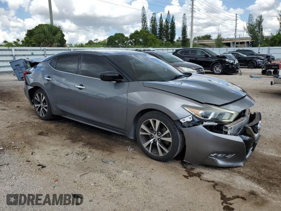2016 Nissan Maxima SR with VIN 1N4AA6AP6GC446197, listed as a Copart auction lot 66180434 with 92,424 mi miles and Salvage title. Bid and sale history available at DreamBid. Image 4.