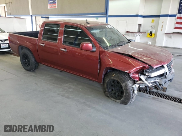 2011 GMC Canyon SLT with VIN 1GTD5NFE0B8106715, listed as a Copart auction lot 70514554 with 163,150 mi miles and Salvage Title. Bid and sale history available at carsss.com. Image 4.