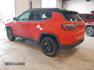 2018 Jeep Compass Trailhawk with VIN 3C4NJDDB4JT169366, listed as a IAAI auction lot 42389456 with 128,980 mi miles and . Bid and sale history available at DreamBid. Image 3.