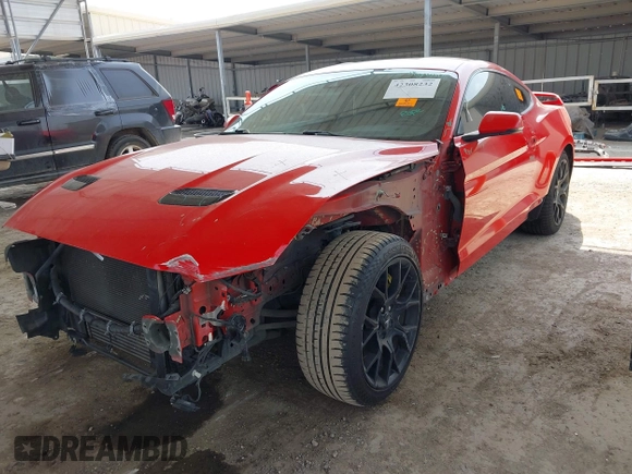 2019 Ford Mustang EcoBoost with VIN 1FA6P8TH9K5134989, listed as a IAAI auction lot 42308232 with 87,138 mi miles and . Bid and sale history available at DreamBid. Image 18.