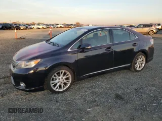2010 Lexus HS 250h with VIN JTHBB1BA1A2001161, listed as a Copart auction lot 87281574 with 88,808 mi miles and Salvage Title. Bid and sale history available at DreamBid. Image 1.