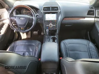 2018 Ford Explorer Platinum with VIN 1FM5K8HT0JGB57111, listed as a Copart auction lot 58837685 with 106,845 mi miles and Salvage title. Bid and sale history available at DreamBid. Image 8.