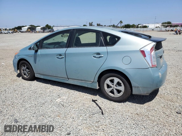 2013 Toyota Prius One with VIN JTDKN3DU0D1689885, listed as a Copart auction lot 53958685 with 217,828 mi miles and Clean Title. Bid and sale history available at carsss.com. Image 2.