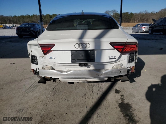 2017 Audi A7 Premium Plus with VIN WAUW2AFC6HN019918, listed as a Copart auction lot 87794145 with 47,882 mi miles and Salvage Title. Bid and sale history available at carsss.com. Image 6.
