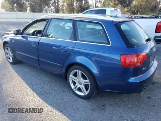 2007 Audi A4 2.0T with VIN WAUKF78EX7A220523, listed as a Copart auction lot 85817004 with 0 mi miles and Salvage Title. Bid and sale history available at carsss.com. Image 2.