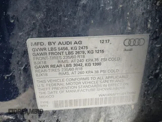 2018 Audi Q5 Premium z VIN WA1ANAFY7J2115056, wystawiony jako IAAI lot #41985515 z przebiegiem 69 058 mil mil oraz . Historia ofert i sprzedaży dostępna na DreamBid. Obrazek 9.