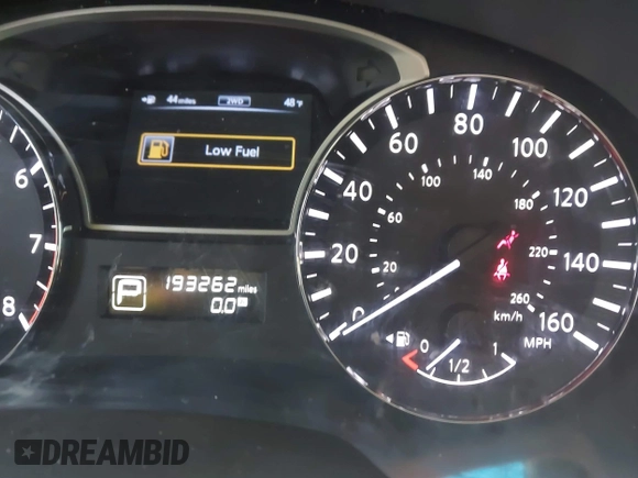 2013 Nissan Pathfinder SV with VIN 5N1AR2MM0DC682123, listed as a IAAI auction lot 41886581 with 193,262 mi miles. Bid and sale history available at carsss.com. Image 7.