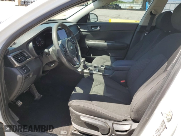 2018 Kia Optima LX with VIN 5XXGT4L35JG245332, listed as a Copart auction lot 56560595 with 109,116 mi miles and Salvage title. Bid and sale history available at DreamBid. Image 7.