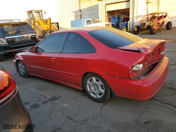 2000 Honda Civic EX with VIN 1HGEJ8147YL014976, listed as a Copart auction lot 87571575 with 159,145 mi miles and Salvage Title. Bid and sale history available at carsss.com. Image 2.