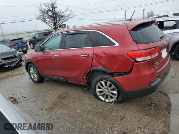 2017 Kia Sorento LX z VIN 5XYPGDA37HG328452, wystawiony jako Copart lot #83803644 z przebiegiem 133 518 mil mil oraz Szkoda całkowita • Salvage title. Historia ofert i sprzedaży dostępna na DreamBid. Obrazek 2.