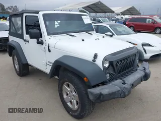 2015 Jeep Wrangler Sport z VIN 1C4AJWAG6FL692935, wystawiony jako IAAI lot #42191108 z przebiegiem 183 400 mil mil oraz . Historia ofert i sprzedaży dostępna na DreamBid. Obrazek 1.