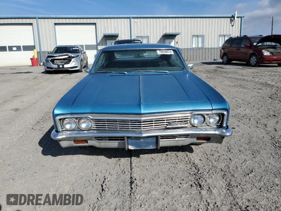 1966 Chevrolet Impala with VIN 168376A109409, listed as a Copart auction lot 79838074 with 34,130 mi miles and Clean title. Bid and sale history available at DreamBid. Image 5.