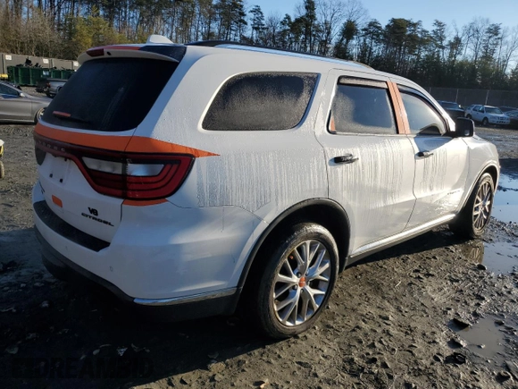 2014 Dodge Durango Citadel with VIN 1C4SDJET0EC391064, listed as a Copart auction lot 86631634 with 147,252 mi miles and Salvage Title. Bid and sale history available at DreamBid. Image 3.