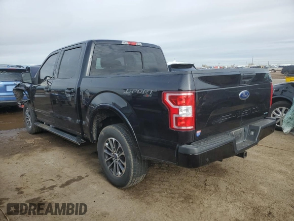 2019 Ford F-150 XL with VIN 1FTEW1EP2KFC06906, listed as a Copart auction lot 51792705 with 80,102 mi miles and Salvage title. Bid and sale history available at DreamBid. Image 2.