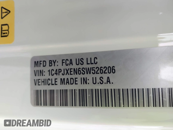 2025 Jeep Wrangler Sahara with VIN 1C4PJXEN6SW526206, listed as a IAAI auction lot 41610649 with 3,497 mi miles and . Bid and sale history available at DreamBid. Image 9.