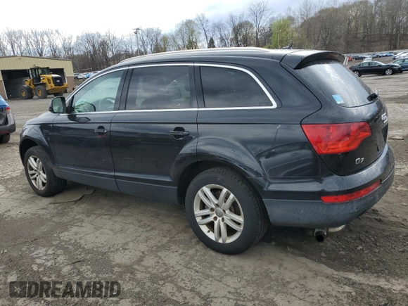 2009 Audi Q7 with VIN WA1AY74L79D017565, listed as a Copart auction lot 53147305 with 158,857 mi miles and Salvage Title. Bid and sale history available at carsss.com. Image 2.