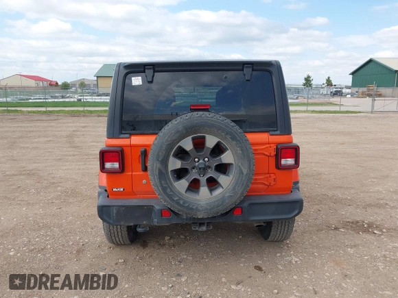 2018 Jeep Wrangler Unlimited Sahara с VIN 1C4HJXEG4JW304820, выставлен на аукционе IAAI как лот 42206997 с пробегом 113 047 миль миль и . История ставок и продаж доступна на DreamBid. Изображение 17.