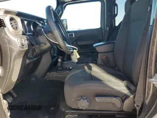 2022 Jeep Wrangler Unlimited Sport S with VIN 1C4HJXDG0NW225815, listed as a Copart auction lot 84528824 with 53,621 mi miles and Salvage Title. Bid and sale history available at carsss.com. Image 7.