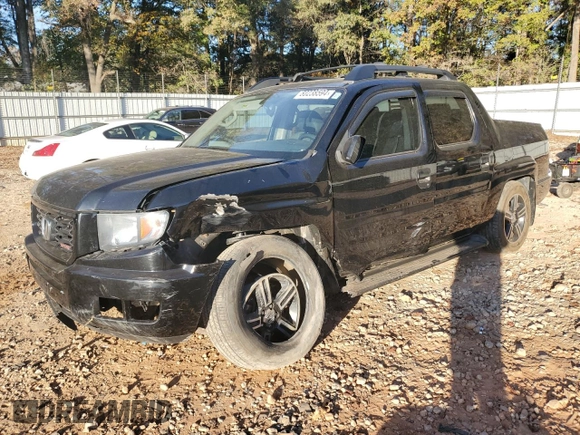 2013 Honda Ridgeline Sport with VIN 5FPYK1F78DB013052, listed as a Copart auction lot 80238594 with 177,322 mi miles and Salvage Title. Bid and sale history available at carsss.com. Image 1.
