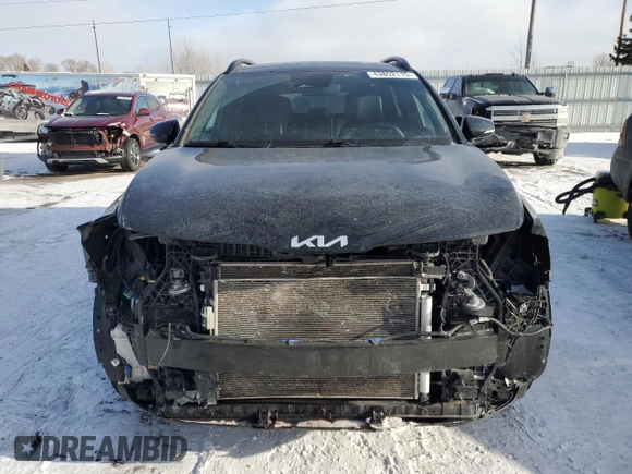 2023 Kia Sportage X-Line with VIN 5XYK6CAFXPG097403, listed as a Copart auction lot 43852115 with 47,237 mi miles and Salvage Title. Bid and sale history available at carsss.com. Image 5.