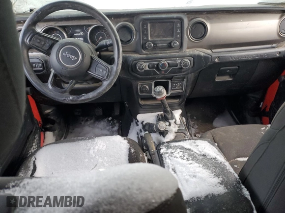 2018 Jeep Wrangler Sport with VIN 1C4GJXAG8JW167544, listed as a Copart auction lot 87440684 with 139,214 mi miles and Salvage Title. Bid and sale history available at carsss.com. Image 8.