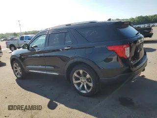 2020 Ford Explorer Platinum z VIN 1FM5K8HC0LGA47145, wystawiony jako Copart lot #59086405 z przebiegiem 79 252 mil mil oraz Szkoda całkowita • Salvage title. Historia ofert i sprzedaży dostępna na DreamBid. Obrazek 2.