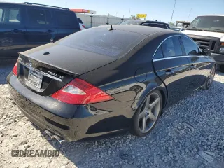 2006 Mercedes-Benz CLS-Class AMG with VIN WDDDJ76X06A046934, listed as a Copart auction lot 76617444 with 0 mi miles and Salvage Title. Bid and sale history available at carsss.com. Image 3.