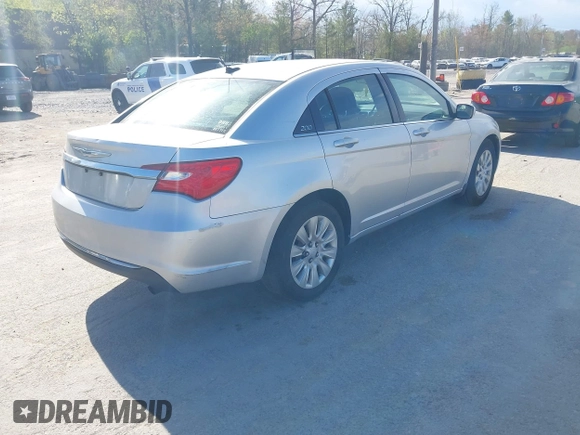 2012 Chrysler 200 LX with VIN 1C3CCBAB4CN320756, listed as a IAAI auction lot 42149497 with 137,037 mi miles. Bid and sale history available at carsss.com. Image 4.