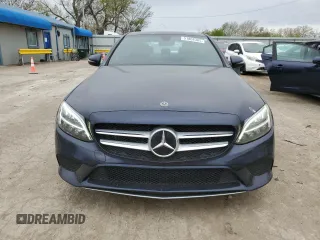 2020 Mercedes-Benz C 300 with VIN WDDWF8DB1LR539915, listed as a Copart auction lot 51808385 with 81,632 mi miles and Salvage title. Bid and sale history available at DreamBid. Image 5.