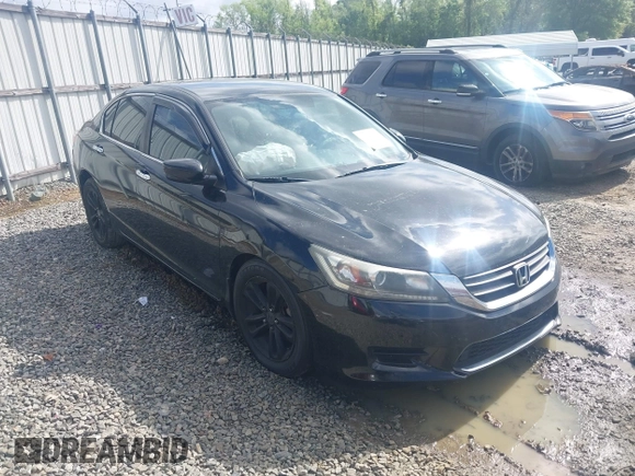 2014 Honda Accord Sedan LX with VIN 1HGCR2F30EA059410, listed as a IAAI auction lot 41946661 with 307,181 mi miles. Bid and sale history available at carsss.com. Image 1.