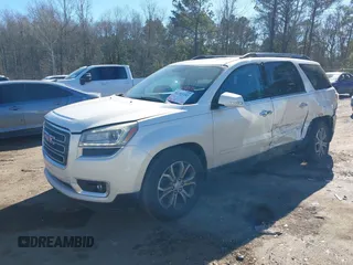 2014 GMC Acadia SLT with VIN 1GKKRRKD1EJ260657, listed as a IAAI auction lot 41383103 with 154,915 mi miles. Bid and sale history available at carsss.com. Image 17.
