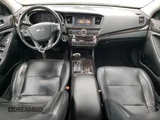 2015 Kia Cadenza Premium with VIN KNALN4D79F5172906, listed as a Copart auction lot 55806954 with 119,588 mi miles and Salvage Title. Bid and sale history available at carsss.com. Image 8.