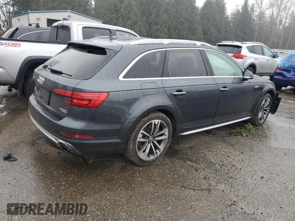 2017 Audi allroad A4 Premium Plus with VIN WA18NBF47HA113048, listed as a Copart auction lot 87935685 with 76,302 mi miles and Salvage Title. Bid and sale history available at DreamBid. Image 3.