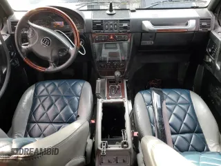 2003 Mercedes-Benz G-Class with VIN WDCYR49E73X137599, listed as a Copart auction lot 46295835 with 157,400 mi miles and Clean Title. Bid and sale history available at carsss.com. Image 8.